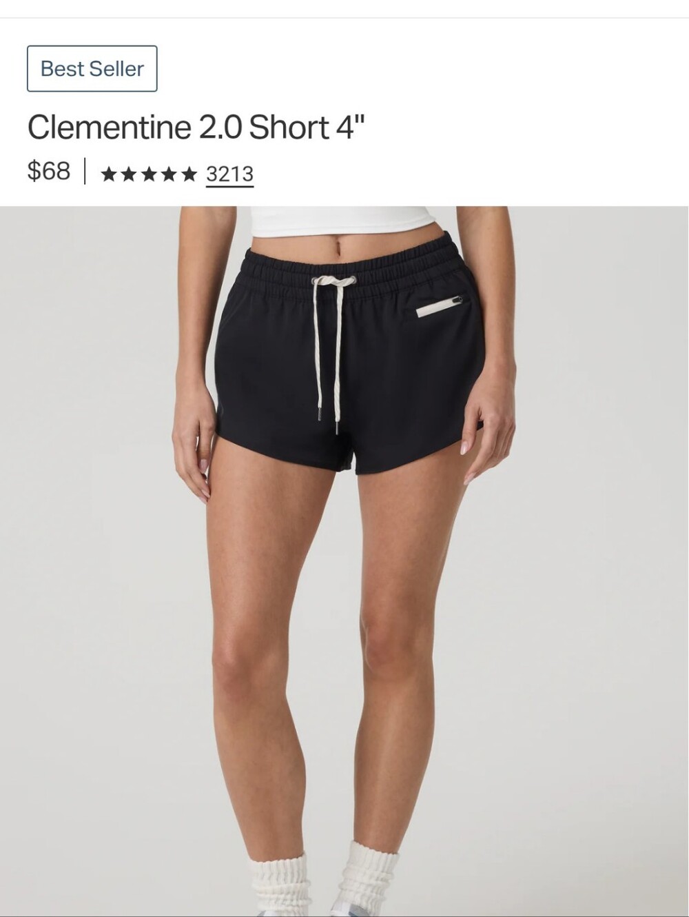 Vuori Clementine 2.0 Short 4"